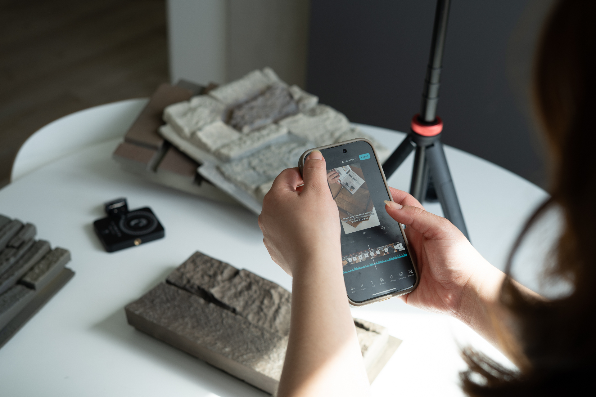Content creation in the VS Studio workspace